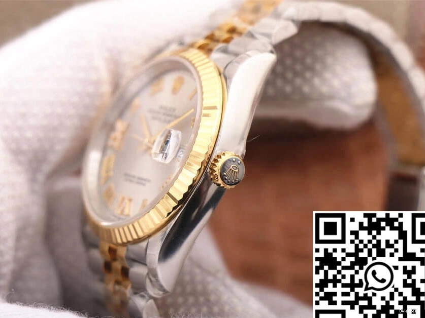 Datejust Dial Yellow EW Gold Factory Rolex M126233-0031 Diamond 0126